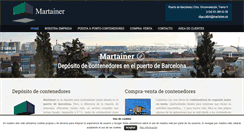 Desktop Screenshot of martainer.es